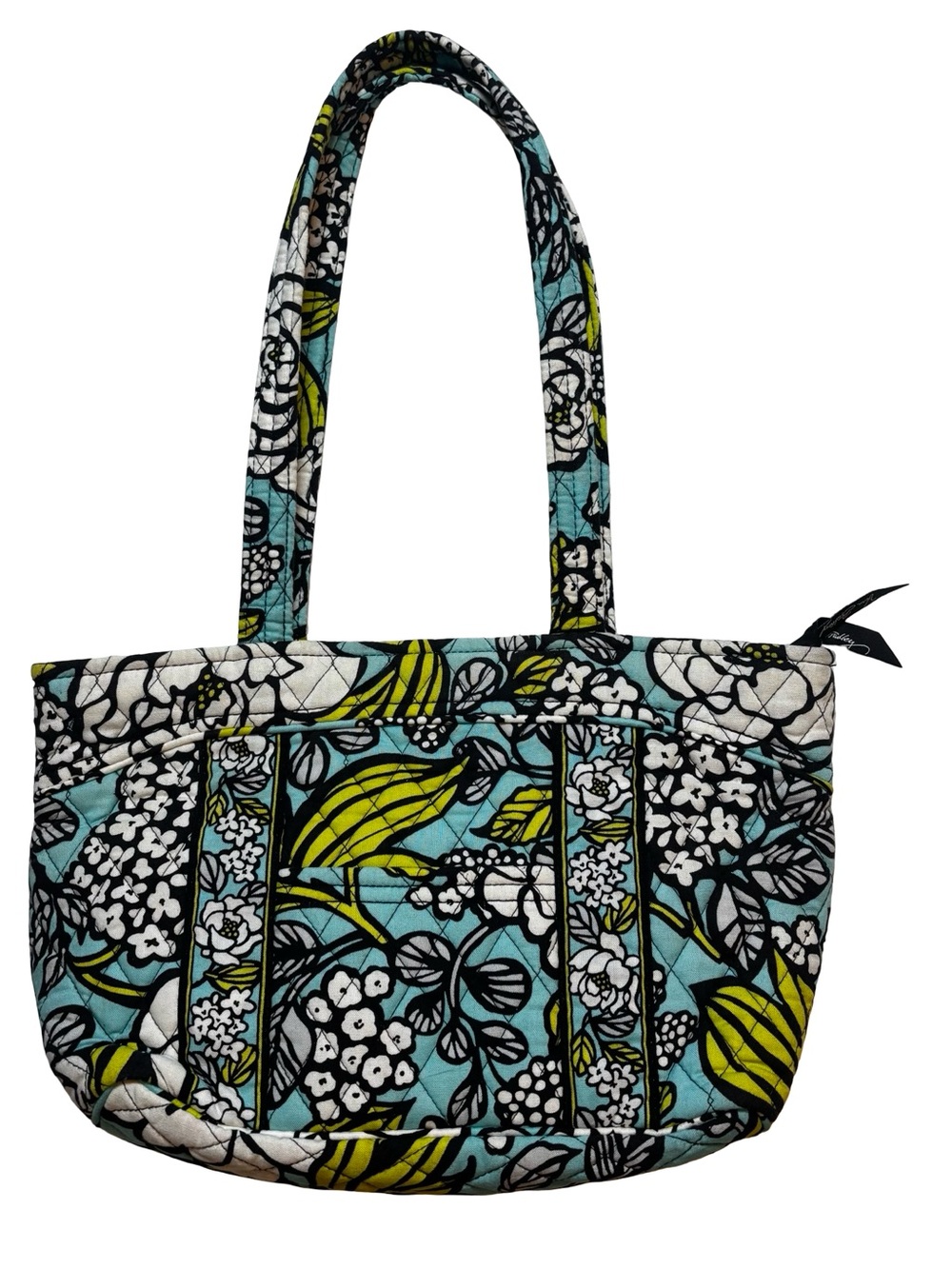 Vera Bradley Retired Island Bloom Pattern Tote Bag & Wristlet Set Quilted Floral - Picture 3 of 5